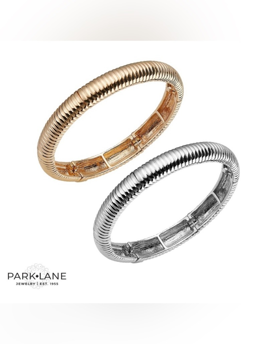 Park Lane “EMBRACEABLE” Silver Stretch Bracelet